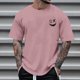 thumbnail image 2 of Camisetas de Cuello de la Tripulación de los Hombres de Poliéster Impreso en Seco Rápido, Cuello Redondo de Corte 3D para Gimnasio, Carrera, Ciclismo Y Ocasional, 2 of 4
