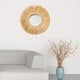 thumbnail image 4 of Espejo de Paja Tejido Grande, Espejo Colgante de Pared de 40cm, Espejo Colgante Natural, Decoración de Pared Tejida, Decoración de Pared Bohemia para Espejo completo Sunnimix espejo de pared, 4 of 8