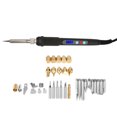 thumbnail image 3 of 42Pcs Digital Display Electric Soldering Iron LCD Screen Wood Burning Kit Pyrography Set, 3 of 5