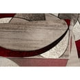 thumbnail image 3 of MDA Rug Imports Rhodes Collection Abstract Designed Area Rug Dark Red 2'8'' X 8'1'' 8' Runner Kitchen,Bedroom,Entryway Rectangle, 3 of 5