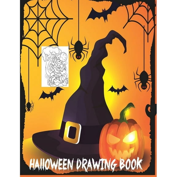Halloween Drawing Book: Happy Halloween Coloring Book for Kids (Paperback)