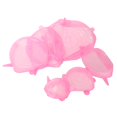 thumbnail image 4 of 6Pcs Food Sealing Lid Expandable Reusable Vegetable Fruit Sealing Cover for Kitchen UsePink, 4 of 7
