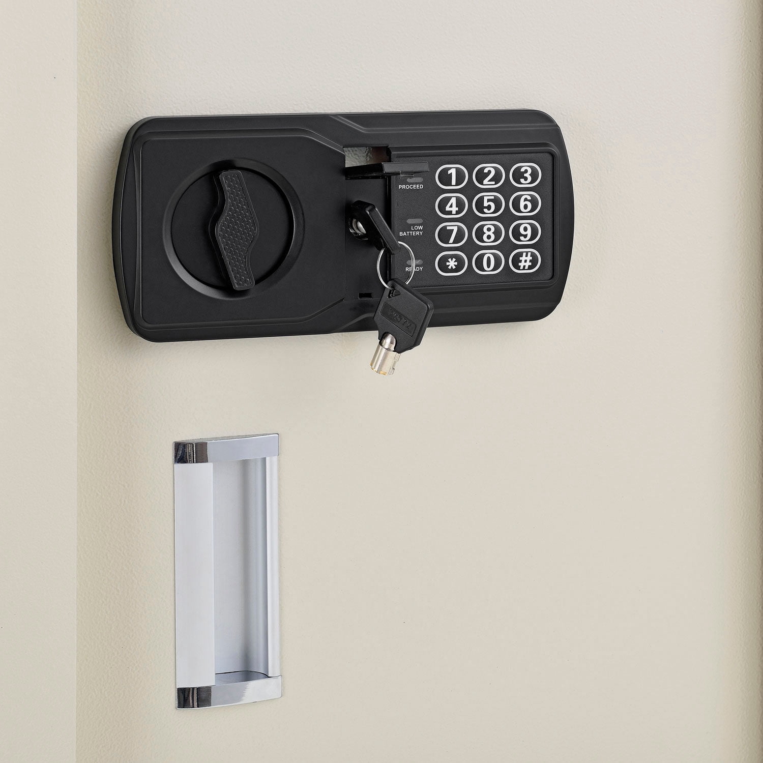 Global Industrial Residential Safes Expandable Depth Wall Safe - 15"W x 3-1/4"-6"D x 22-1/8"H