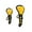 Yellow, variant on Adjustable Wrench Sets, 6 Inch 8 Inch Set of Two Multi Function Belt Wrench Adjustable Bottle Opener Auto Repair Rubber Filter Universal Wrench