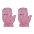 thumbnail image 4 of Girls Women Ladies Hand Wrist Warmer Winter Fingerless Gloves Mitten PK, 4 of 5