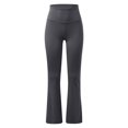 thumbnail image 6 of DHFJKG High Waisted Flare Yoga Pants Women Bootcut Leggings Stretchy Soft Workout Athletic Gym Pants, 6 of 6