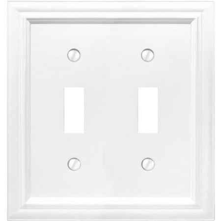 Continental Cast Metal Double Toggle Light Switch Cover - Walmart.com Continental Cast Metal Double Toggle Light Switch Cover - Walmart.com - Continental Cast Metal Double Toggle Light Switch Cover