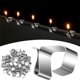 thumbnail image 1 of Fiudx Juego de Ganchos Metálicos para Faroles, Clips Seguros para Decoración de Exteriores, Fácil Instalación, Ideal para Fiestas Navideñas, 50 Unidades, 1 of 6