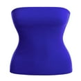 thumbnail image 3 of CHUANK Haut Bandeau Long Tube Basique Uni Extensible en Coton pour Femmes, Lot de 2, 3 of 5