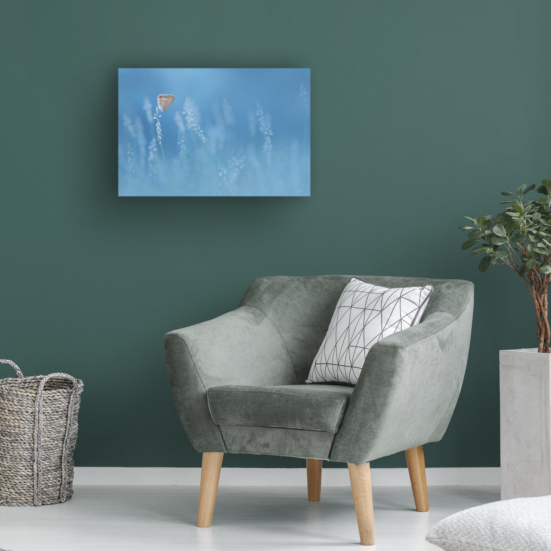 Canvas Wall Art - Edy Pamungkas 'Blues' Wall Art for Living Room, Bedroom, or Office Décor by Trademark Fine Art - 32 x 22 Inches