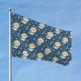thumbnail image 2 of Picia Astronaut Corgi Dog Printed Flag ,Astronaut Corgi Dog Pattern Garden Flag Vertical Double,Yard Lawn Outdoor Decor 48x72", 2 of 9