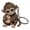 A, variant on 3D Printed Monkey Keychain Cute Monkey Holding Plush Toy Hanging Keychain for Backpack Car Keys Gift for Kids Adults