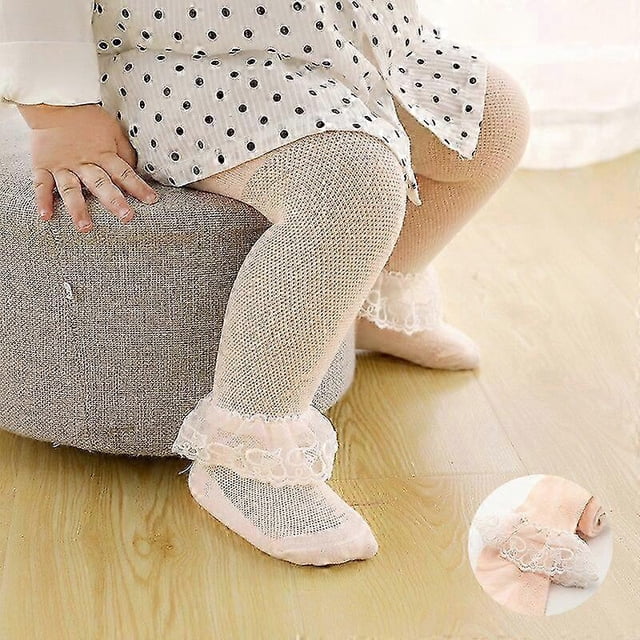 Baby Tights Infant Girl Newborn Kids Pantyhose Lace Bow Flower Hosiery Kids Stockings Summer Mesh Tights Toddler