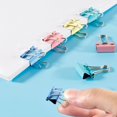thumbnail image 4 of Clips de carpeta jumbo de colores, clips extra grandes para oficina (8 piezas), 4 of 4