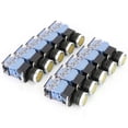 thumbnail image 4 of 10 Pcs BEM38-11DS(LA38) Self Lock Flat Button Switch 22mm with Indication Light(Yellow), 4 of 10
