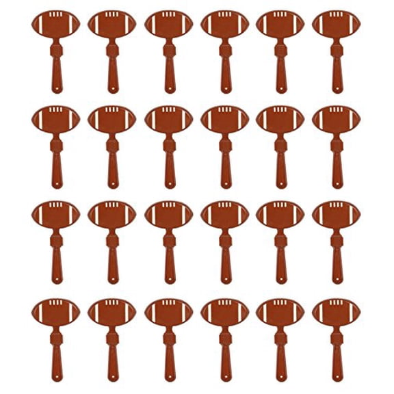 Beistle 24-Pack Football Clappers for Party Favors, 7-Inch