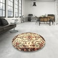 thumbnail image 3 of Ahgly Company Indoor Rectangle Traditional Dark Sienna Brown Animal Area Rugs, 6' x 9', 3 of 6