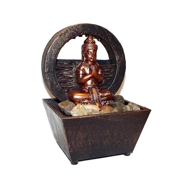 Nature's Mark Newport Coast Collection Tranquil Buddha LED Fountain, 8