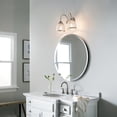 thumbnail image 2 of 55042NI Kichler Lighting Voclain - 2 Light Bath Vanity Approved for Damp Locations - with Vintage Industrial inspirations - 10.5 inches tall by 16, 2 of 6