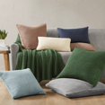thumbnail image 3 of Gracie Mills Lessie Solid Knit Square Pillow Cover - GRACE-6478, 3 of 3