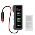 thumbnail image 1 of Car Battery Capacity Tester 12V Digital Battery Detector Plastic Portable Auto Cell Checker, 1 of 7