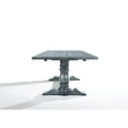 thumbnail image 4 of Wooden Rectangular Dining Table With Trestle Base, Gray, 4 of 18