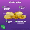 thumbnail image 4 of Natrol Omega 3 Fish Oil for Heart Health, Lemon Flavor 1000 mg Softgels, 90 Ea, 4 of 5