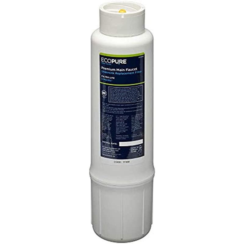 EcoPure EPWPRF Premium Main Faucet Drinking Water Replacement Filter