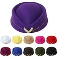 thumbnail image 6 of ZPAQI Stewardess Hat Beret Hat Women Air Hostesses Hat Party Hats Costume Cosplay, 6 of 20