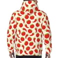 thumbnail image 7 of Fotbe Men's Hoodie with Tomatoes And Chili Pattern - Kangaroo Pocket Pullover Hooded Sweatshirt, Perfect for Daily Wear, Travel, and Home-4X-Large, 7 of 7