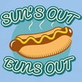 thumbnail image 3 of CafePress - Sun's Out Buns Out Light T Shirt - Men's Classic Graphic T-Shirt, 3 of 4