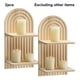 thumbnail image 4 of Bearachild Amplia gama de aplicaciones Estante de pared de madera para baño Estantes de pared útiles prácticos Decoración del hogar B, 4 of 6