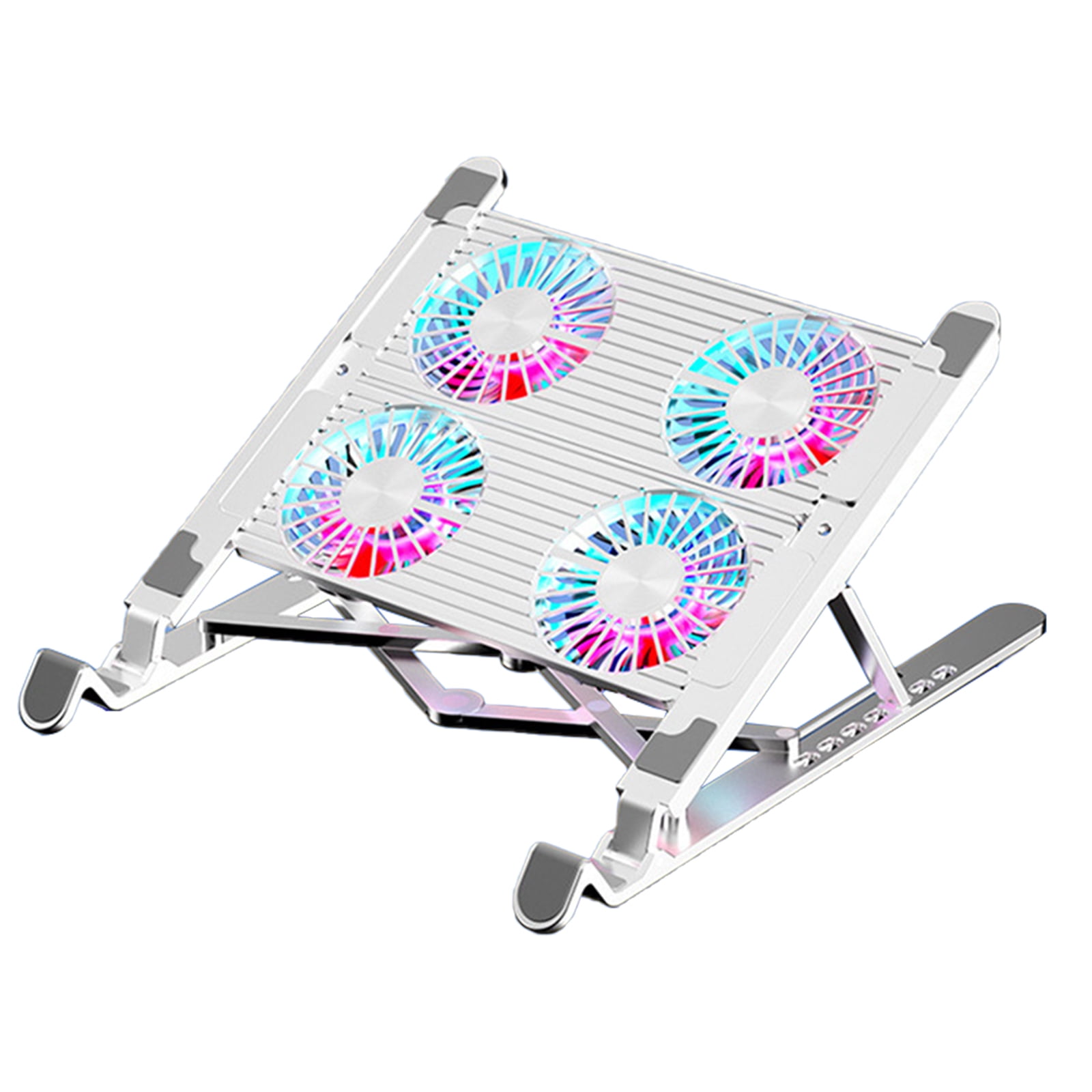 Gaming Laptop Coolers Laptop Fan Cooling Stand Quiet Cooling Fans for Laptop Height Stand LED Light Laptop Cooling Pad