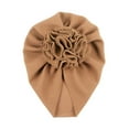 thumbnail image 3 of Wangsaura Bonnet de Protection pour Bébé Fleur Sauvage Turban Plissé, 3 of 3