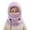 Purple, variant on Toddler Sun Hat Alternative Winter Balaclava Ski Mask – Thickened Earflap Neck Warmer Integrated Windproof Pullover Cap, Outdoor Sport Essentials for Cycling & Snow Play