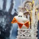 thumbnail image 2 of Venta urgente Halloween Holiday Pendant White Ghost Pumpkins Bats Stereoscopic Stuffed Plush Hanging String PendantPopulares ¡NUEVO!, 2 of 4