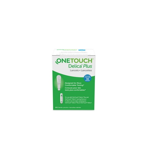 OneTouch® Delica® Plus 33G Lancet (100)