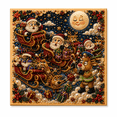 thumbnail image 2 of Christmas Pearl Art DIY Kit, 5D Pearl Diamond Art Kit for Adults Christmas, 3D Beaded Painting Craft with Clear Symbols, 12 Inch Holiday Wall Art Decoration and Gift, 2 of 8