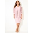 thumbnail image 2 of Catherines Women's Plus Size Floral Mesh Jacket Dress, 2 of 6