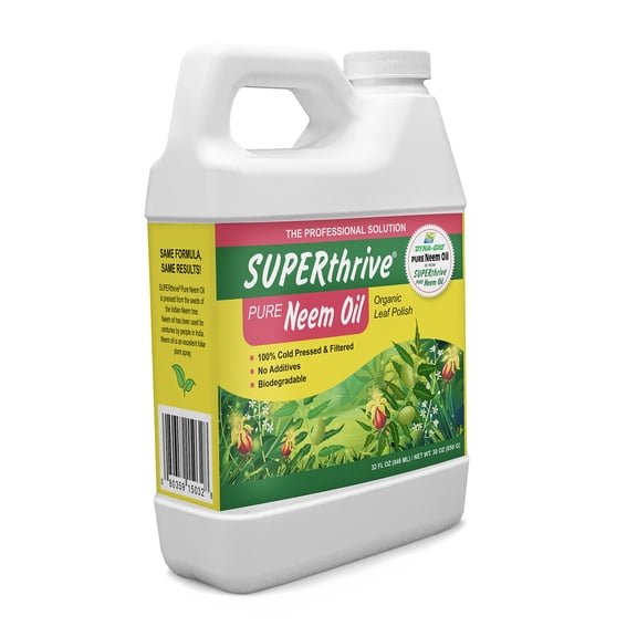 SUPERthrive Organic Neem Oil Leaf Polish, 32 oz
