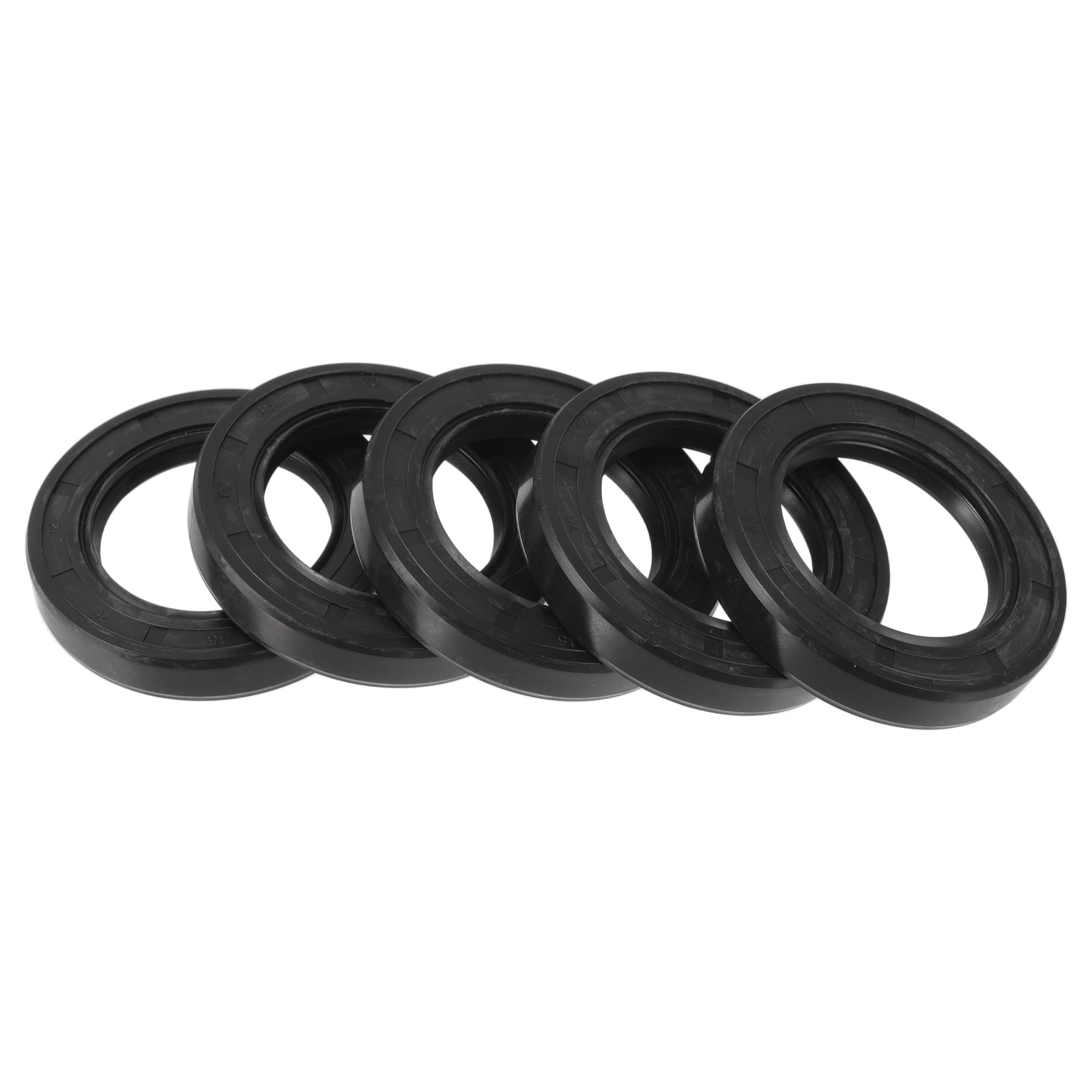 X AUTOHAUX 50pcs M14 Rubber Oil Drain Plug Gaskets – Universal Replacement Washers For Cars