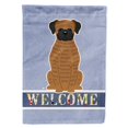 thumbnail image 1 of "Treasures Brindle Boxer Welcome Flag Garden, pequeño, multicolor" Caroline's Treasures BB5698GF, 1 of 1