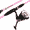 Pink, variant on Fishing Rod and Reel Combo Spinning Reel Fishing Pole Fishing Gear for Bass and Trout Fishing Black ? Lake Fishing Strike Series by Wakeman