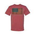 thumbnail image 2 of Wild Bobby, American Game Flag Baseball Bat, Sports, Men's Graphic Tees, Vintage Heather Red, Small, 2 of 3