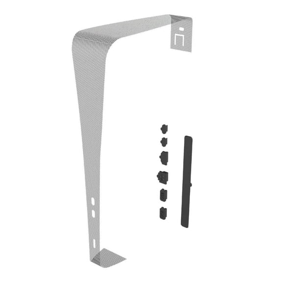 Dust Cover Mesh Protector Net for PS5 Slim Anti-scratch Dustproof Skin Console Host Middle Strip with Silicone Dust Plug