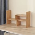 thumbnail image 3 of Adjustable Wooden Display Shelf, Office Bedroom Desktop Bookshelf, 3 of 3