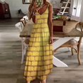 thumbnail image 4 of Yellow Brick patternSunlight Sleeveless Dress Loose Women's Dress Dresses Luxury Evening Dresses, 4 of 9
