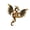 Gold, variant on Dragon Brooch Sturdy Alloy Jewelry Accessory for Any Occasion