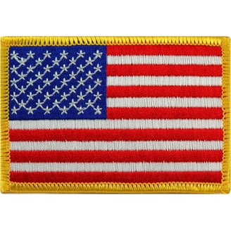 2 Pack Thin Blue Line Flag Patch - 3.15"x1.97" Embroidered Hook & Loop Morale Patch For Tactical Gear