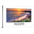 thumbnail image 1 of Great BIG Canvas | "Inspirational Motivational Poster: It only takes a single thought to move the world" Canvas Wall Art - 36x24, 1 of 2